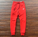 Conjunto NK Tech Fleece Vermelho/Preto